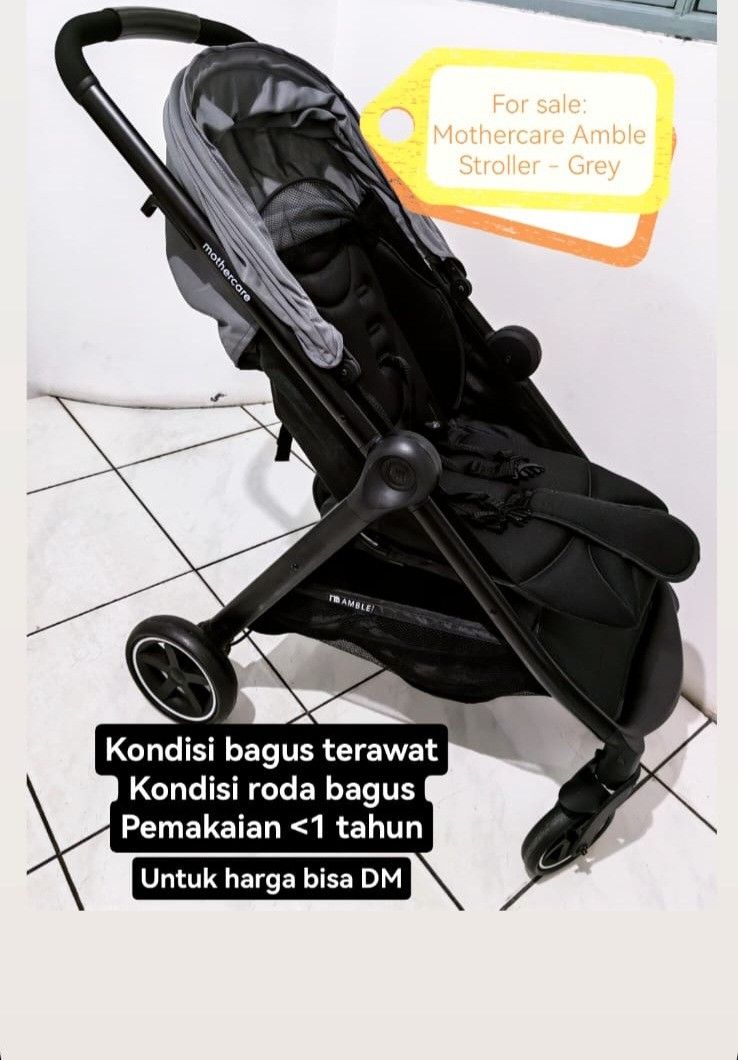Mothercare amble outlet stroller grey