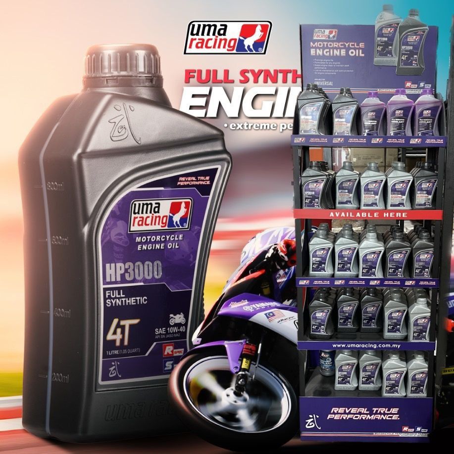 MOTORCYCLE 4T UMA ENGINE OIL SCOOTER EO FULL SYNTHETIC SIME* UMA RACING