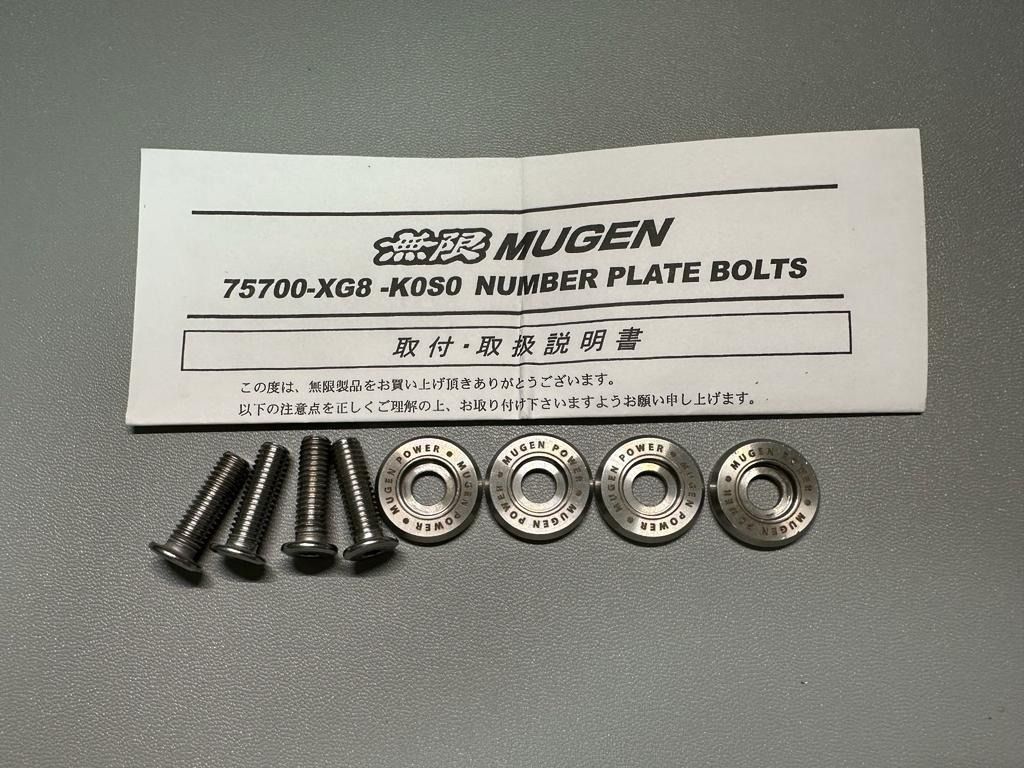 MUGEN 無限金屬車牌鏍絲