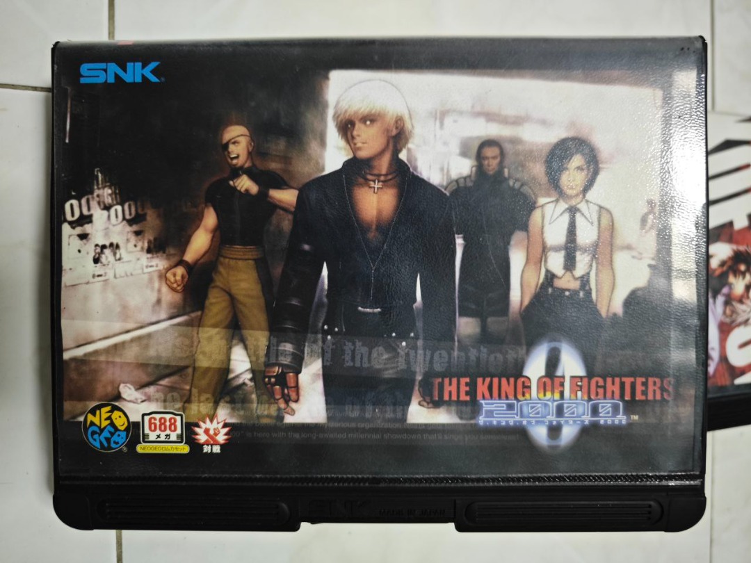Lot De 4 Jeux Neo Geo MVS : KOF 2000, 2001, Bang Bead, Metal Slug 4