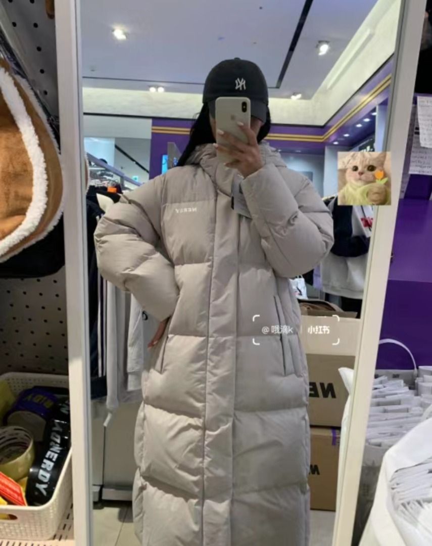 Nerdy long down jacket outlet