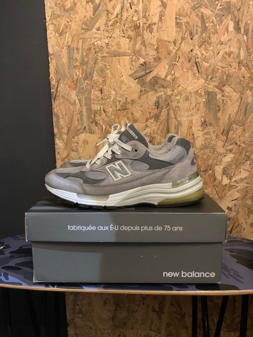 New balance 992 grey Men s Fashion Footwear Sneakers on Carousell