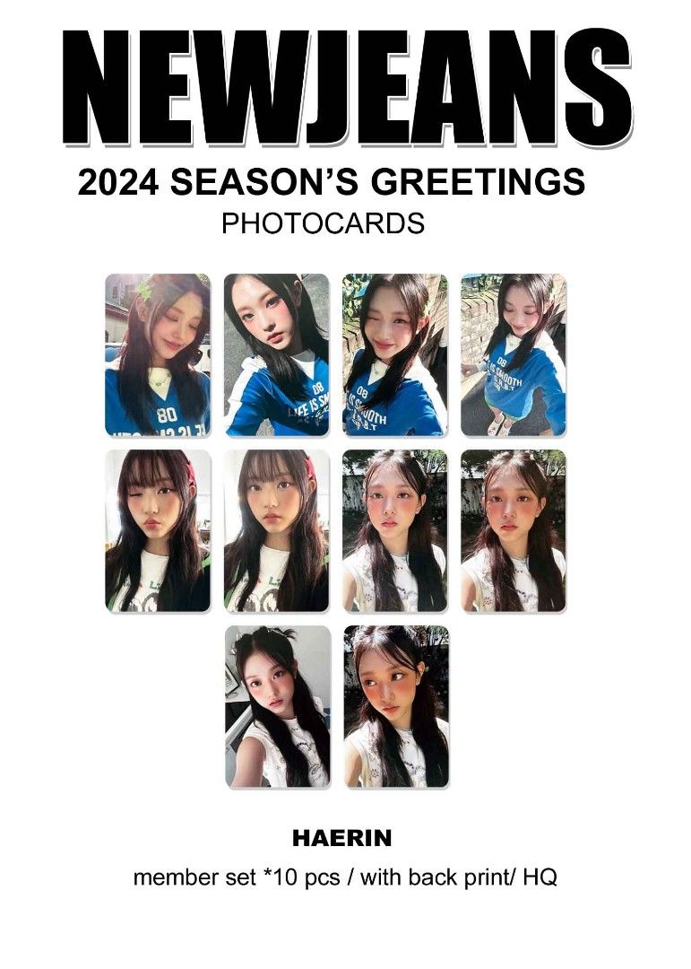Newjeans 2024 Season's Greetings Photocard 📌READ THE