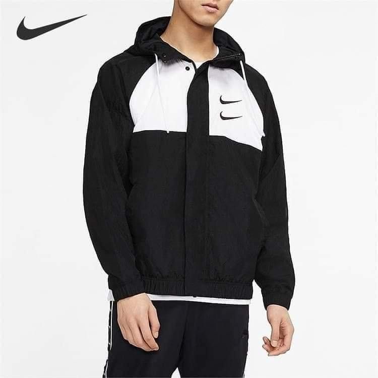 Nike windbreaker shop double swoosh