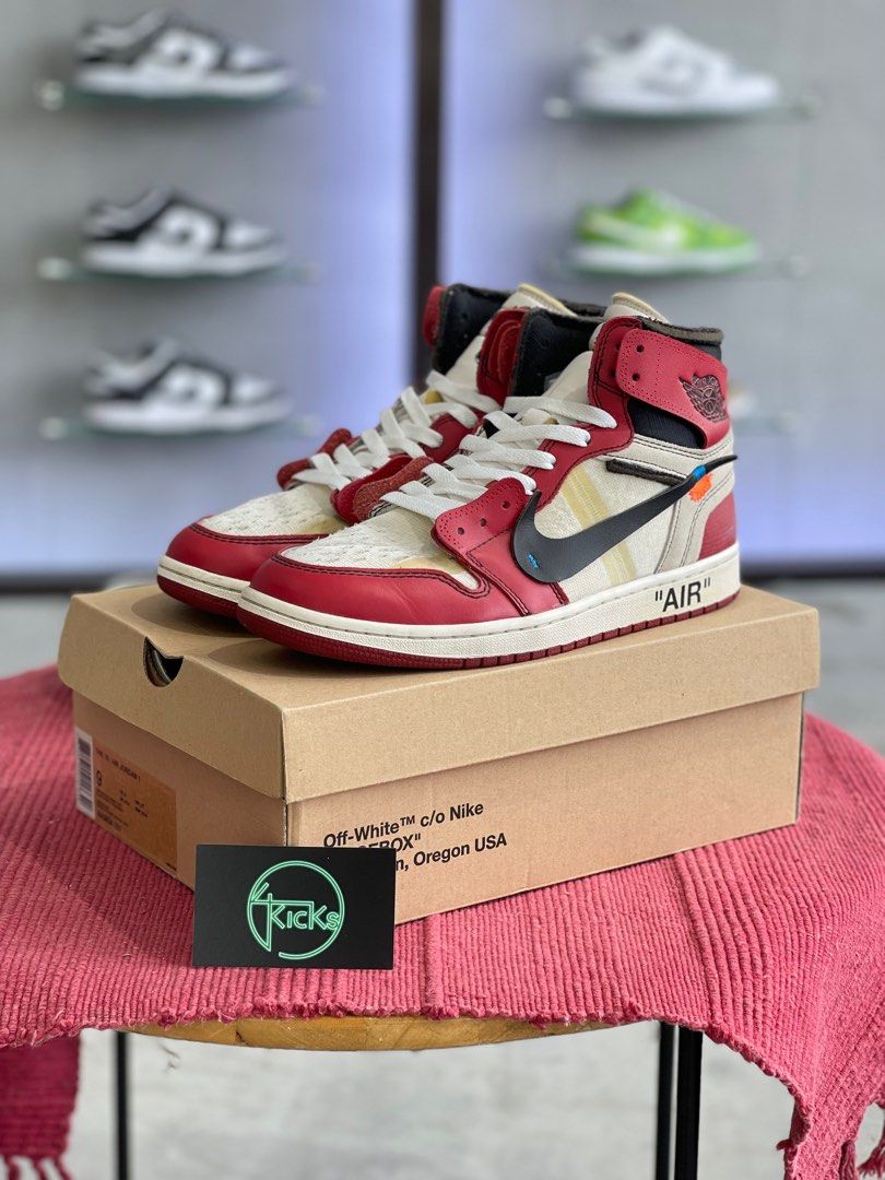 Jordan 1 deals off white pink