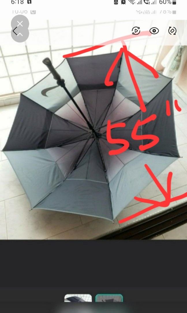Nike golf umbrella 68 online