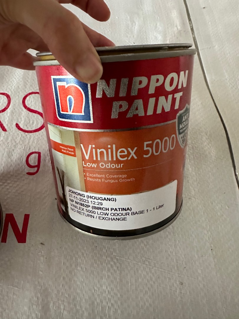 Nippon Paint Vinilex 5000 (birch patina), Furniture & Home Living, Home