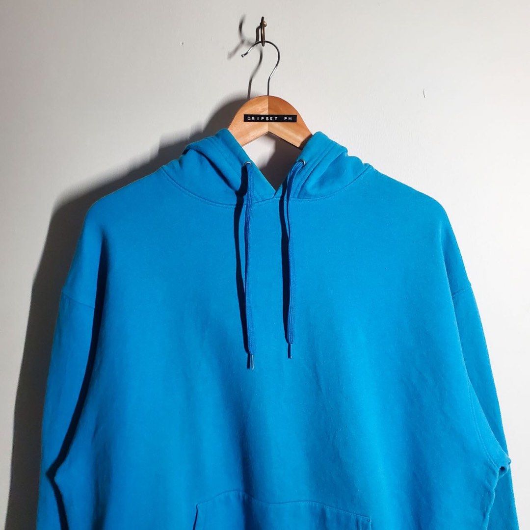 Ocean blue champion hoodie on sale