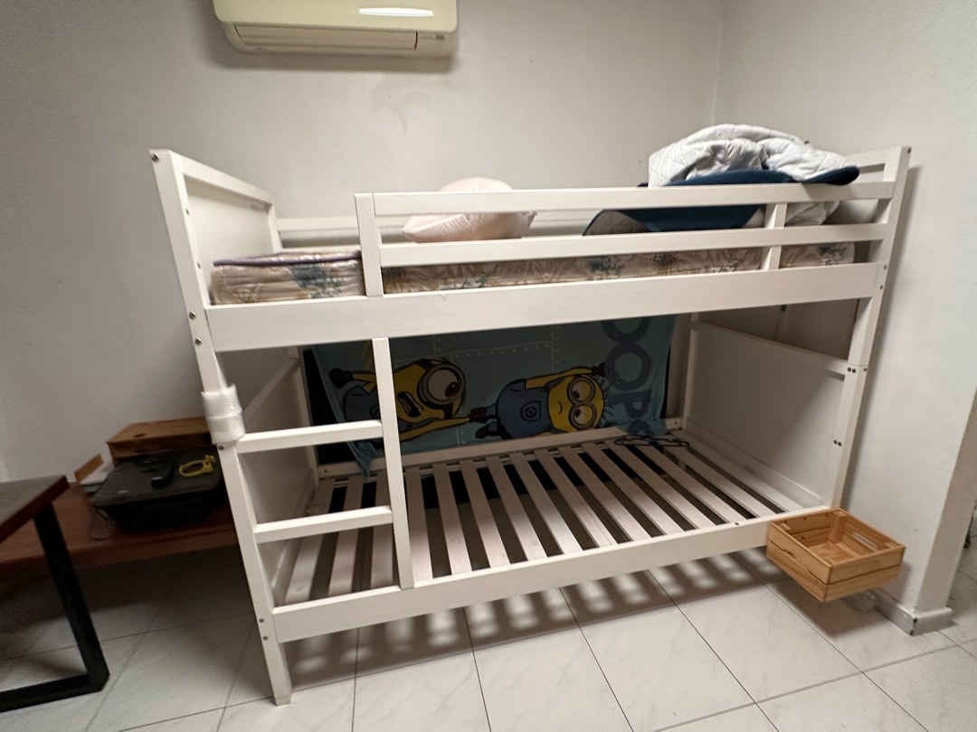 Olympic queen bed frame with or withour mattess, Furniture & Home