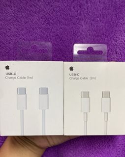 ORIGINAL IPAD, MACBOOK CHARGER CABLE TYPE C TO TYPE C 1M
