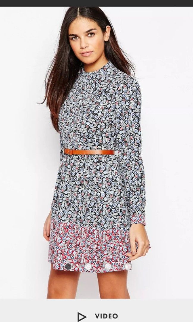 Warehouse discount ditsy dress