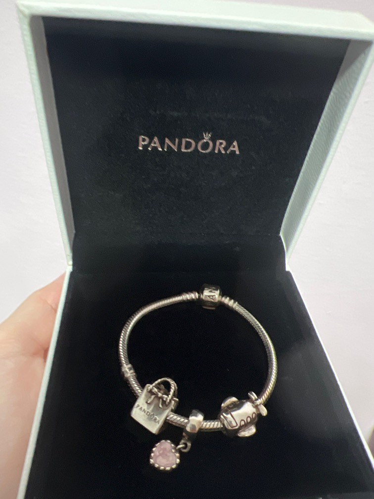 Authentic Pandora Bracelet with free charms Women s Fashion