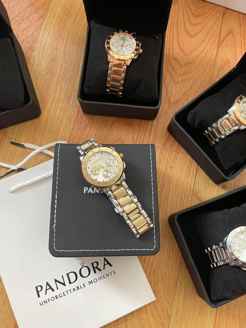 Genuine Pandora Facets Swiss made Stainless Steel Watch extra links | eBay