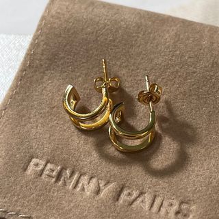 Penny Pairs York Gold Huggies