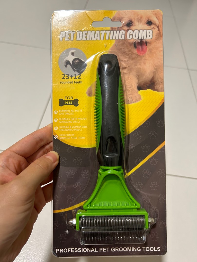 Pet Dematting Brush Pet Supplies Health Grooming on Carousell