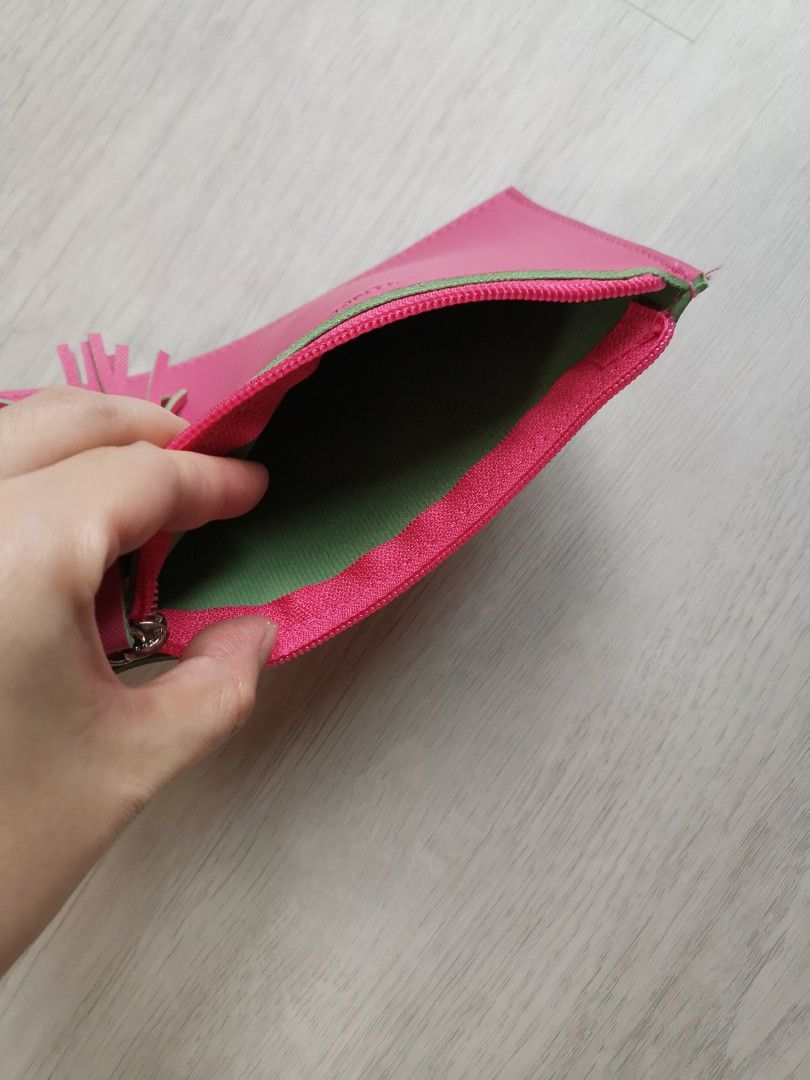 Red and pink clutch top