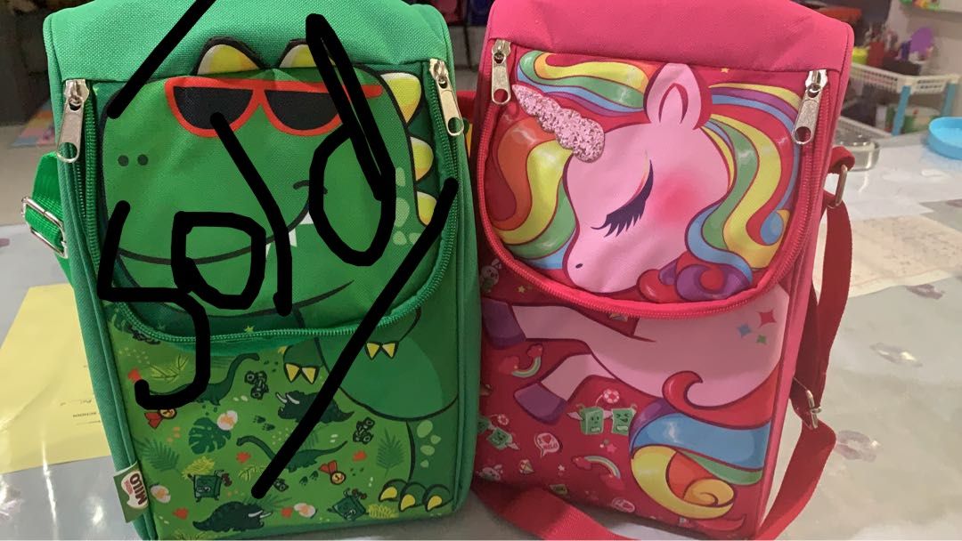 Pink Thermal Lunch Sling Bag