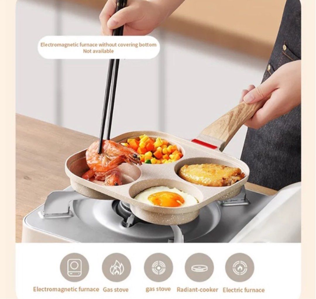 Hot Pot With Divider Non-Stick Casserole - EMP Cookware