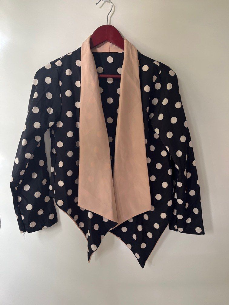 White polka dot cardigan online