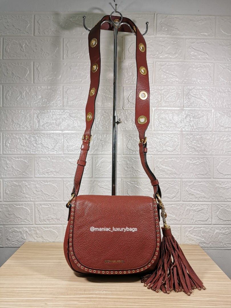 Michael kors brooklyn saddle bag shop