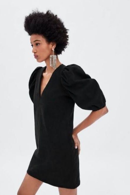 white christmas dresses Vestido Denim Negro main image 0