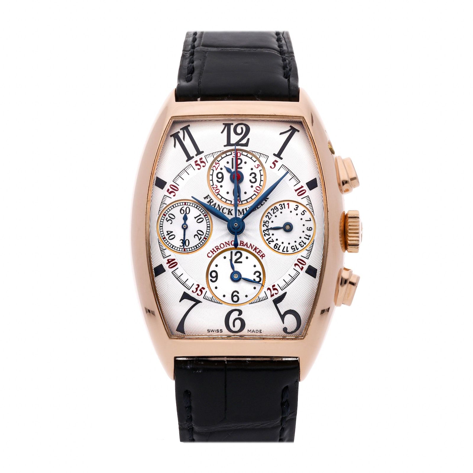 Pre Owned Franck Muller Cintree Curvex Chronobanker 7850CCMB