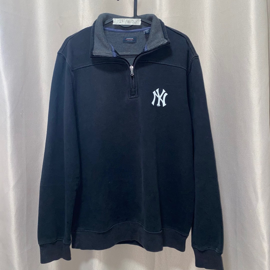 Quarter Zip New York Yankees, Men's Fashion, Coats, Jackets and