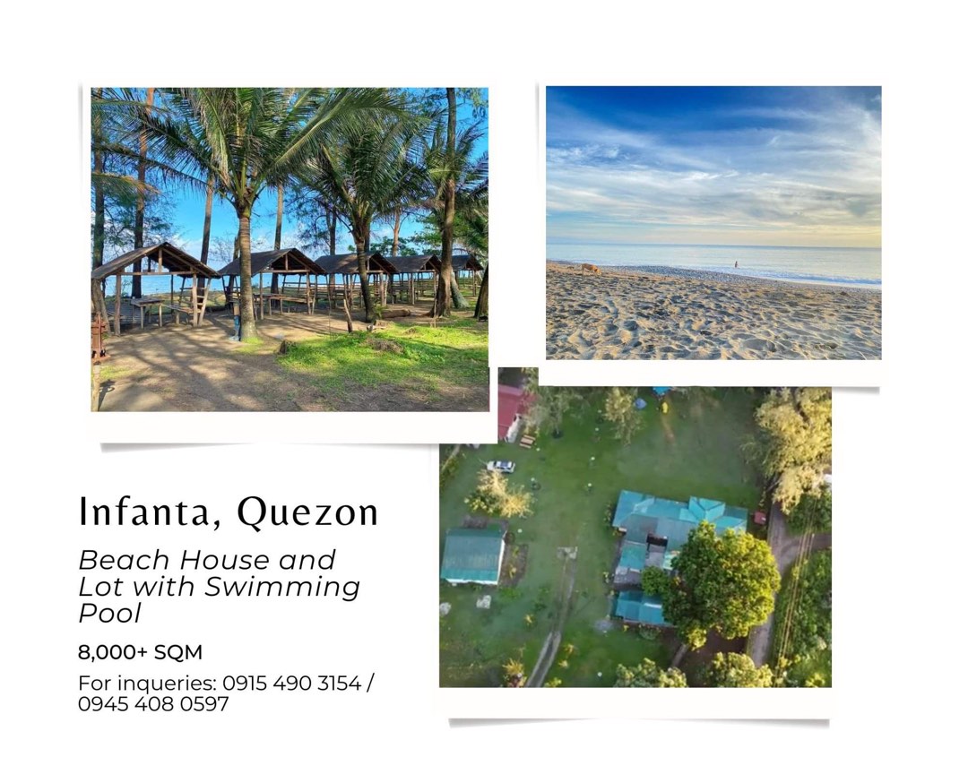 Quezon Beach resort beach house and lot for sale, Property, For Sale, House & Lot on Carousell