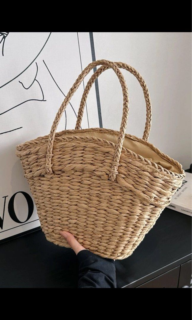 Wicker shoulder bag outlet