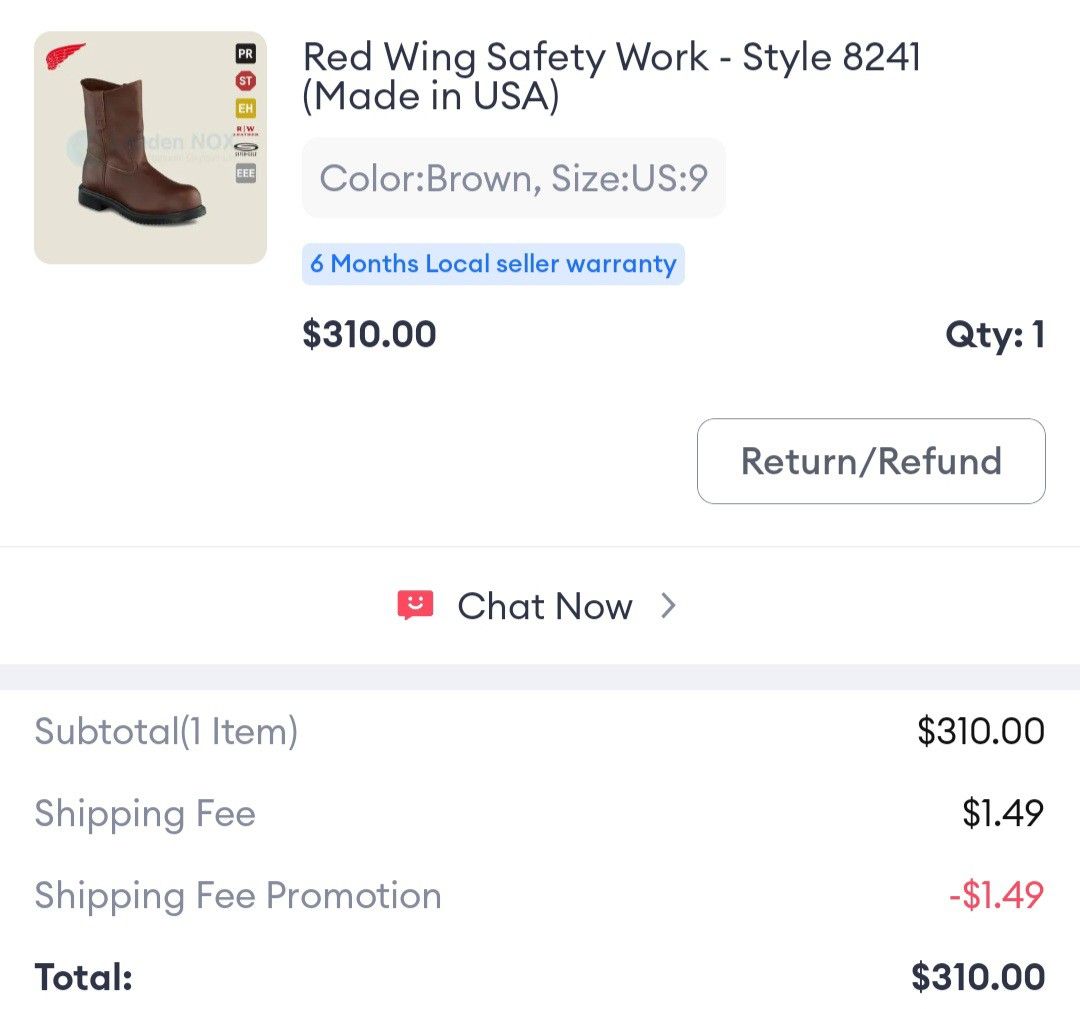 Red wing eh sale
