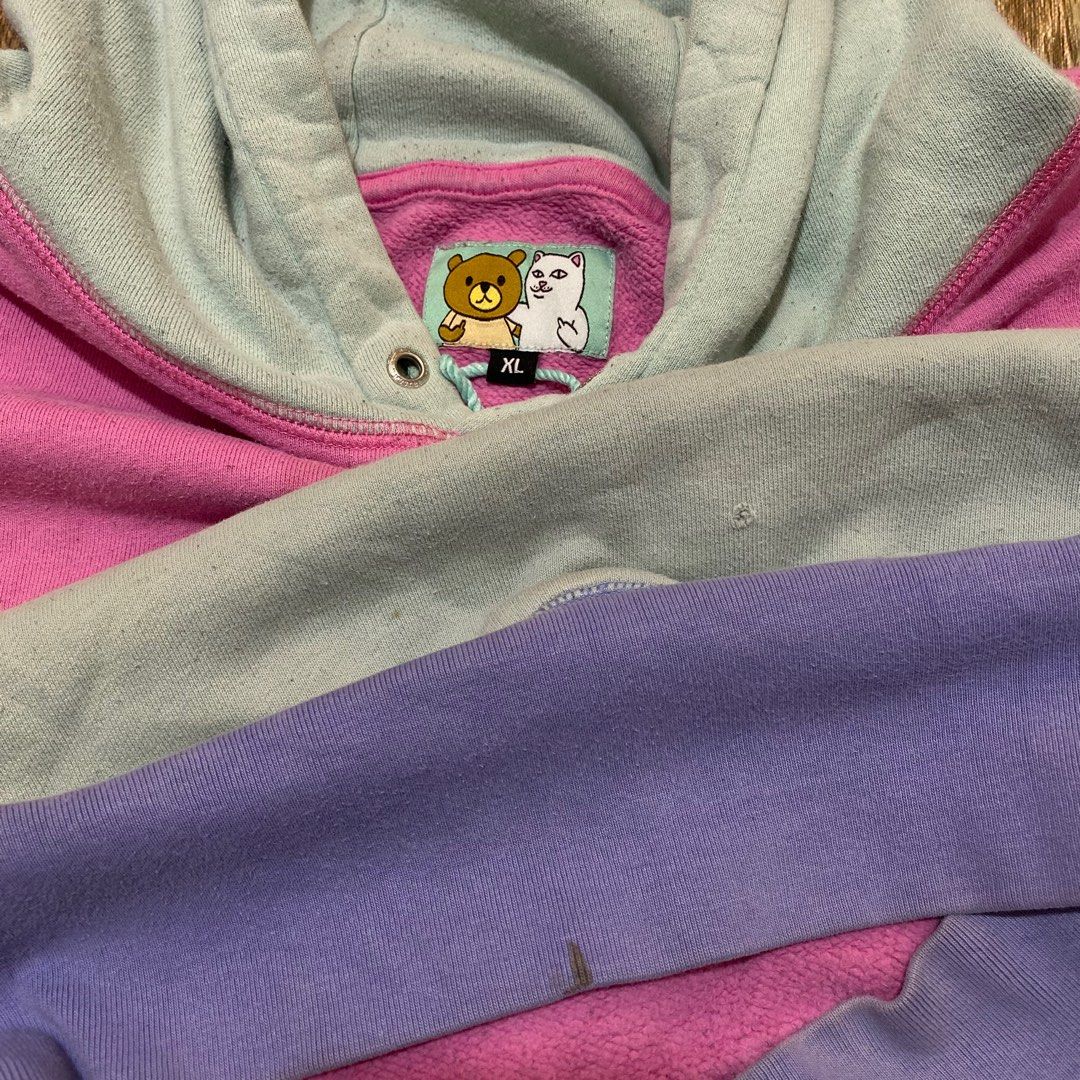 RipNDip x Teddy Fresh Hoodie Men s Fashion Coats Jackets and
