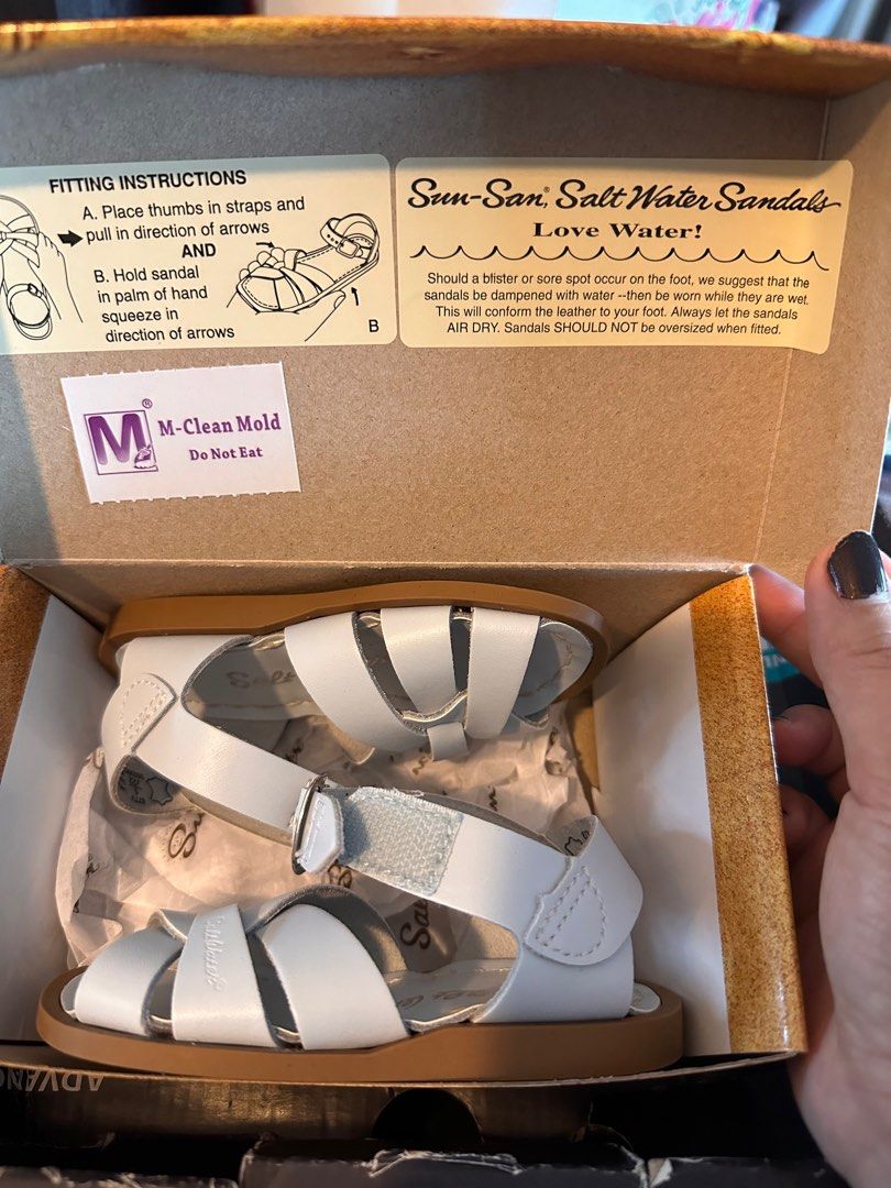 Wet shop blue sandals