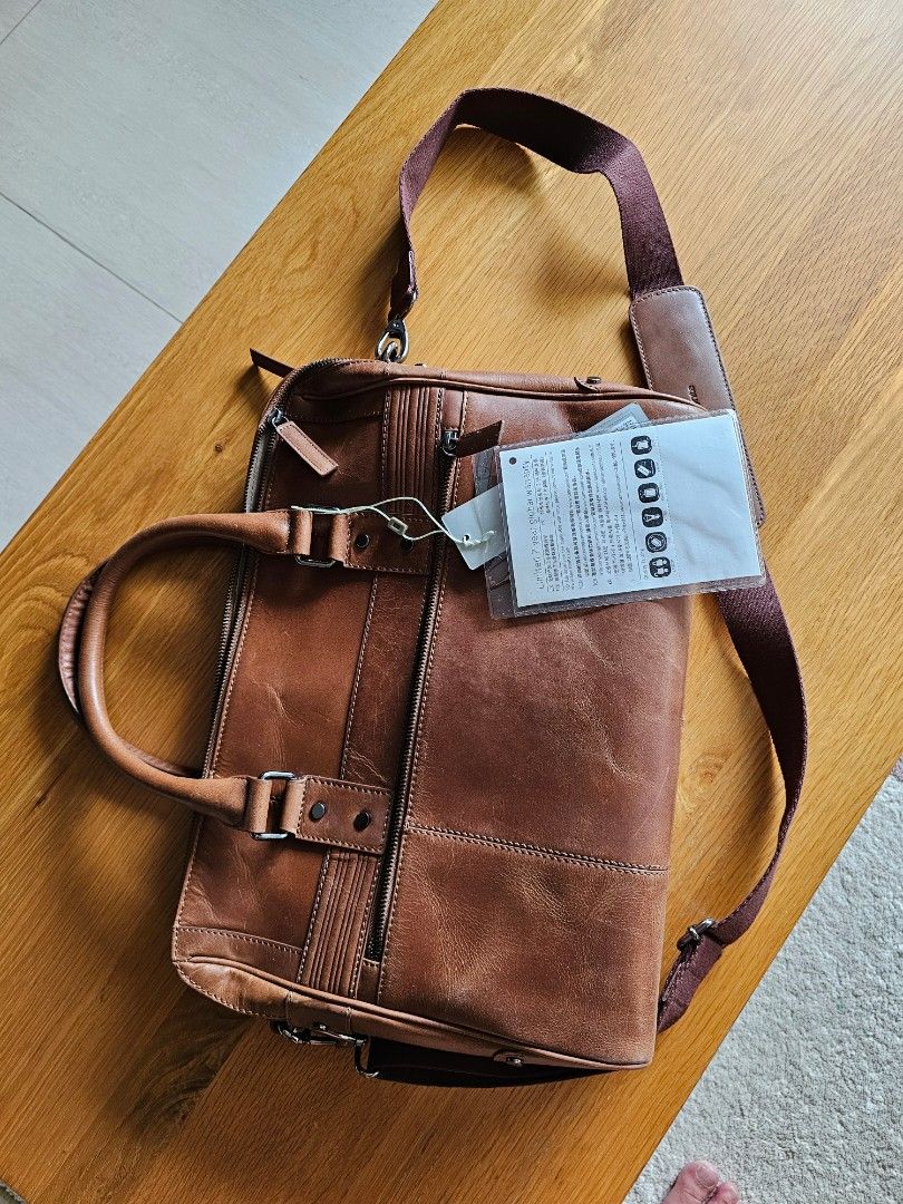 Samsonite Esquire Leather Briefcase Men s Fashion Bags Briefcases on Carousell