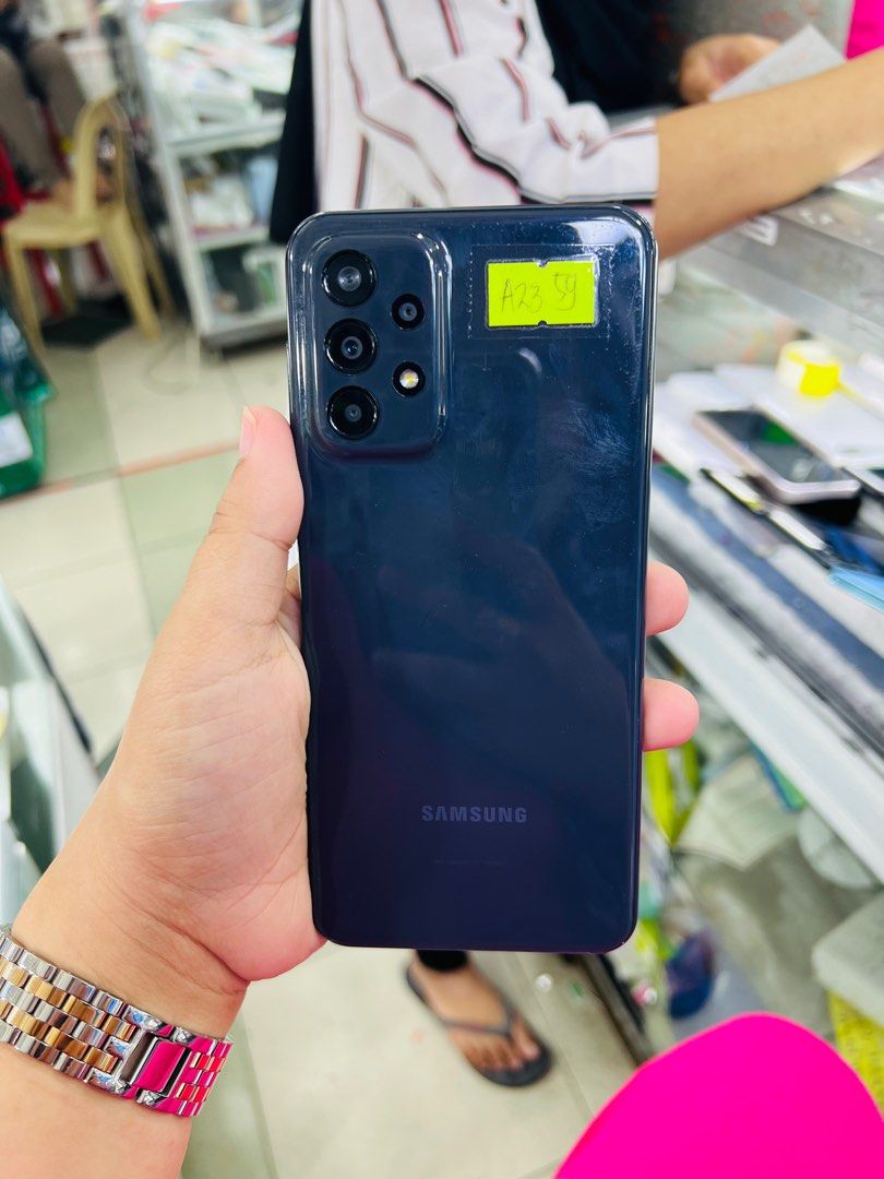 Samsung A23 5g Dualimsim FU (Category: Samsung) located in San Juan City. Submitted by javedsgadgetshop (Listing ID 1274813040, Image 1). Description: OPEN FOR INSTALLMENT VIA CREDIT CARD/GGIVES & SWAP/TRADE-IN! WE BUY AND SELL ( ANYKINDS OF UNIT BINIBILI PO NAMIN)! PTPA : Padelete po f bawal Read ❗️Onhand ‼️ Samsung A23 5G •128gb •NTC Variant •Good batt health •Factory Unlock •95% Smoothness •No hidden issue | No Repaired •100% Authentic | Not R