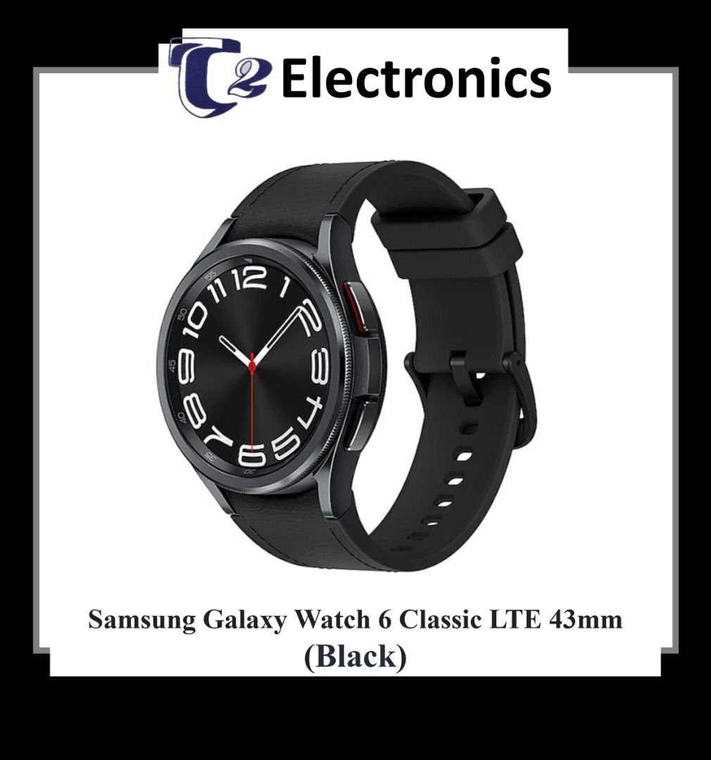 Samsung Galaxy Watch 6 43mm Classic LTE Local Set with 1 Year Warranty T2 Electronics