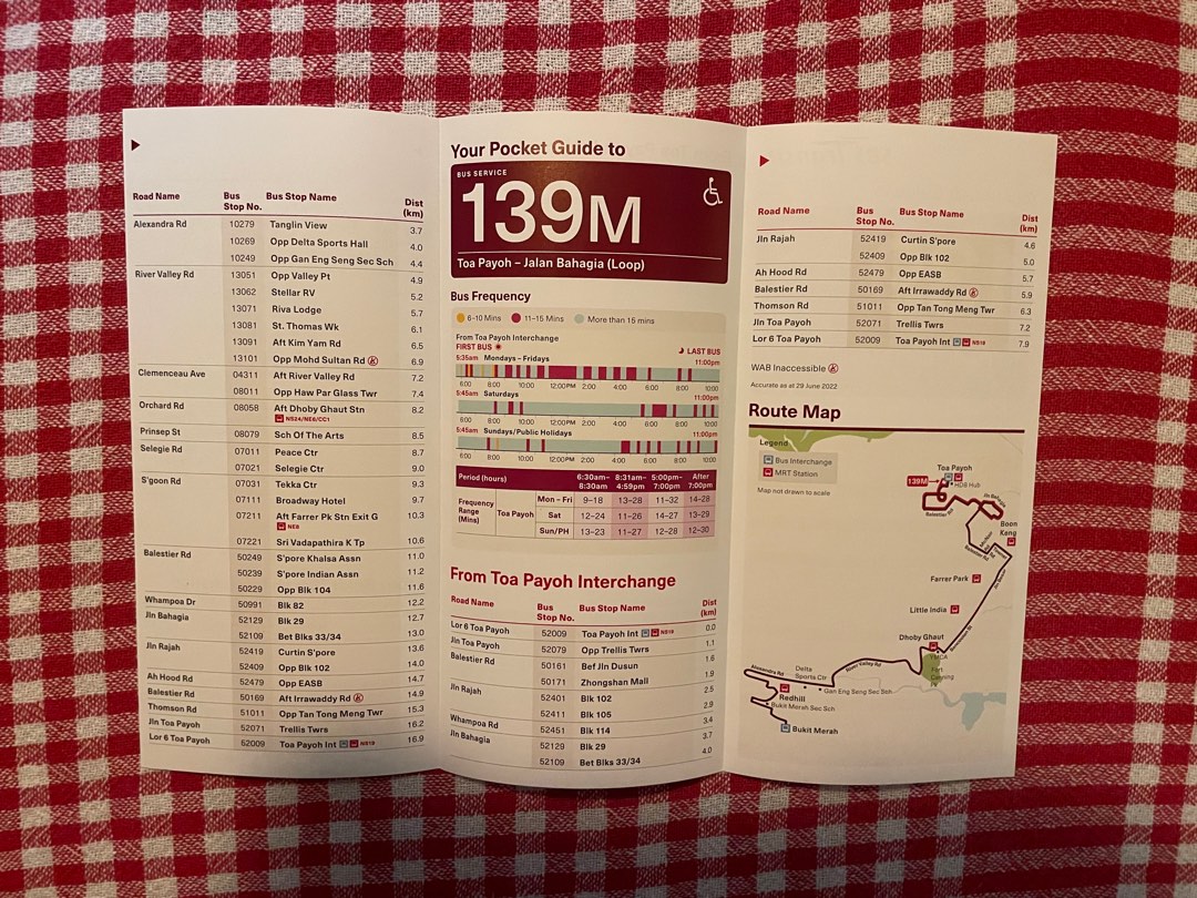 sbs-transit-139-guide-with-139m-hobbies-toys-travel-travel
