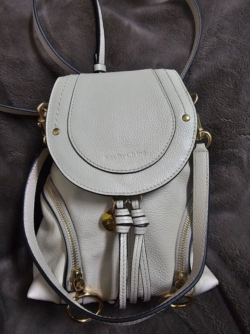 SEE BY CHLO Cement Beige Small Olga Backpack