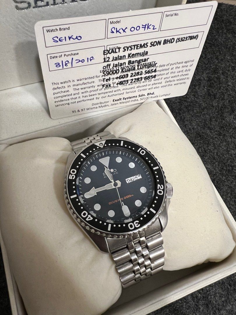 Seiko skx cheap service