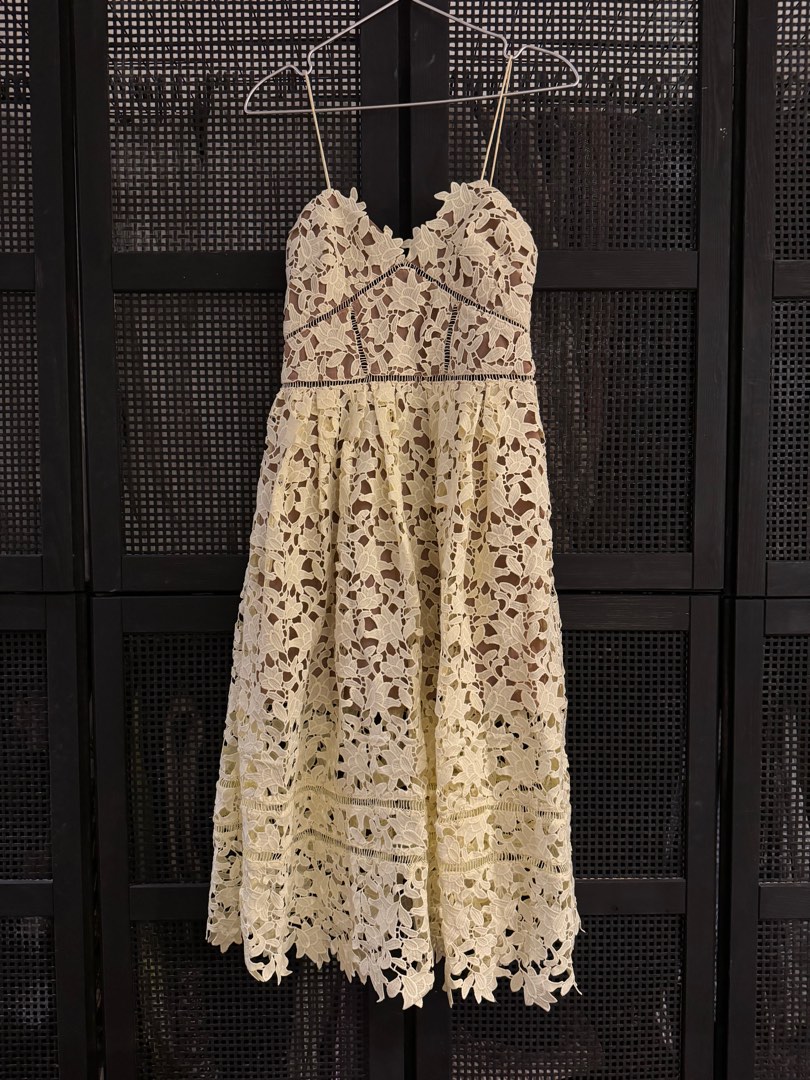 Self portrait hotsell azaelea dress yellow