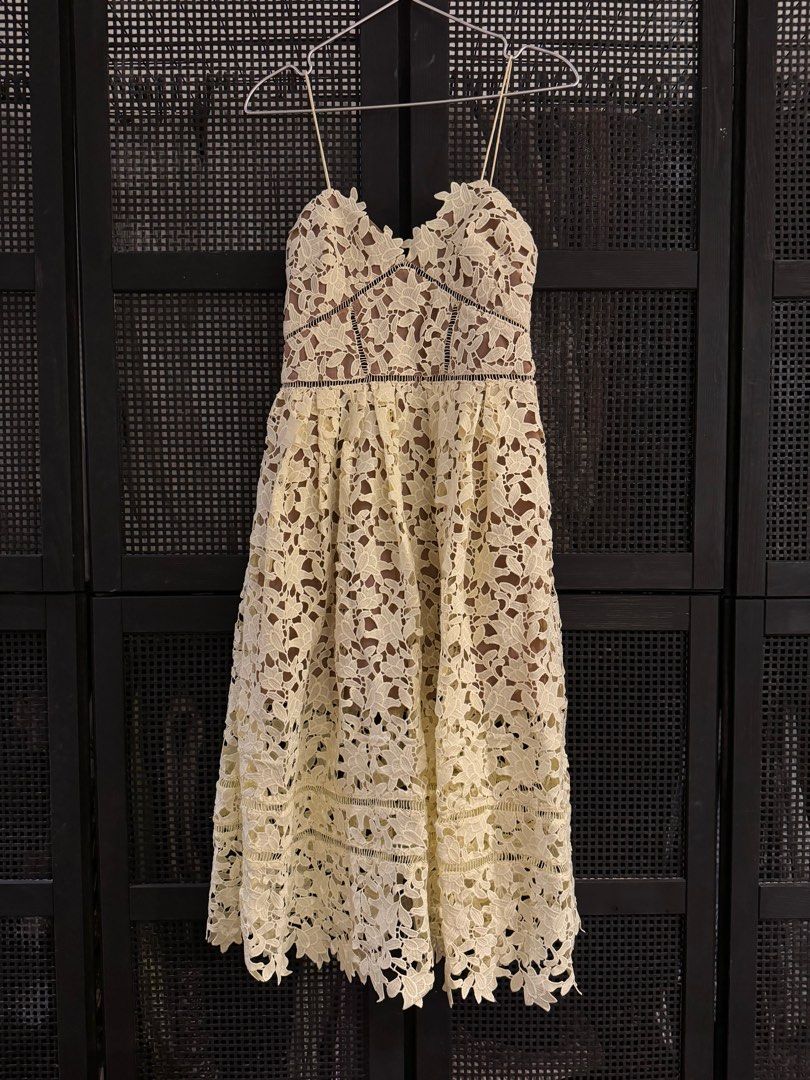 Self portrait cheap azaelea dress yellow