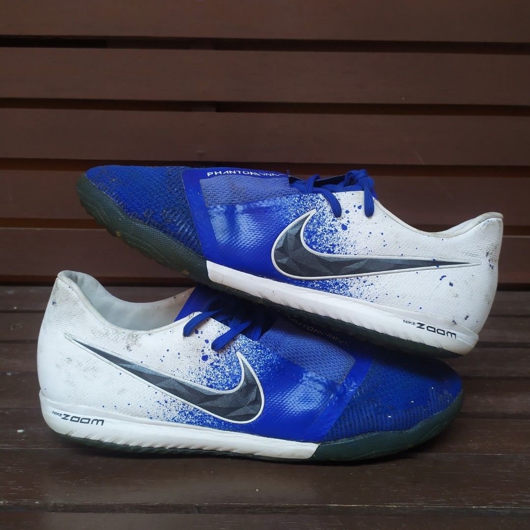 Sepatu Futsal Original 42 Nike Phantom VNM Pro TF White Black Race Blue Olah Raga Perlengkapan Olahraga Lainnya di Carousell