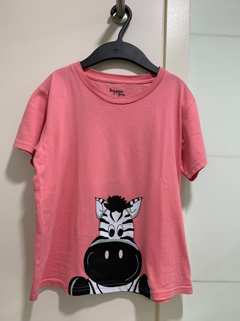 Singapore Zoo Zebra T-shirt for 8-9yr old, Babies & Kids, Babies & Kids  Fashion on Carousell