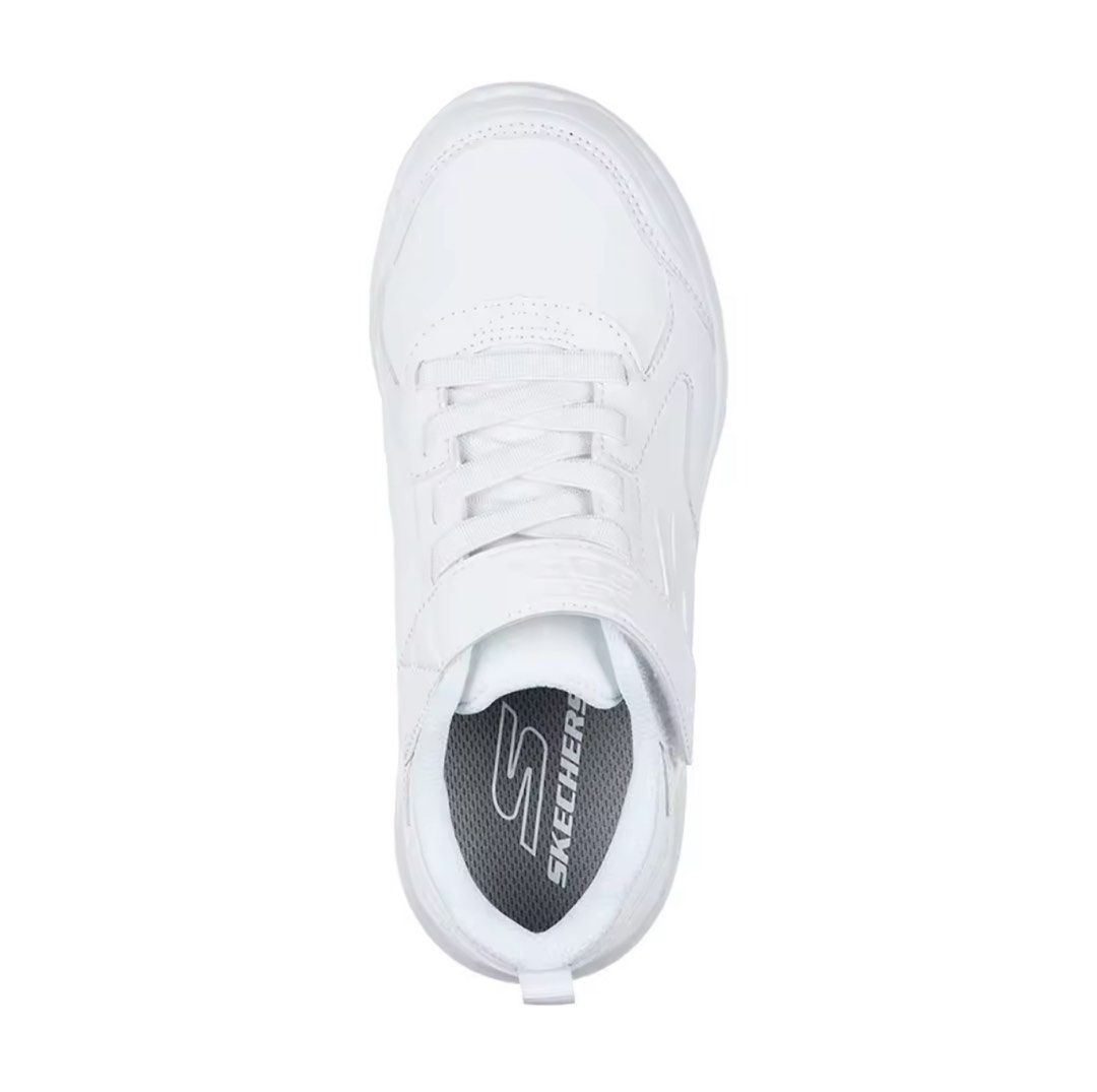 Skechers Boys GOrun 600 Zexor White Running Shoes Lightweight