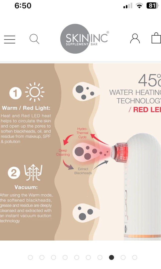 [Skin Inc] Hydro-Facial Treatment Device, Beauty & Personal Care, Face ...