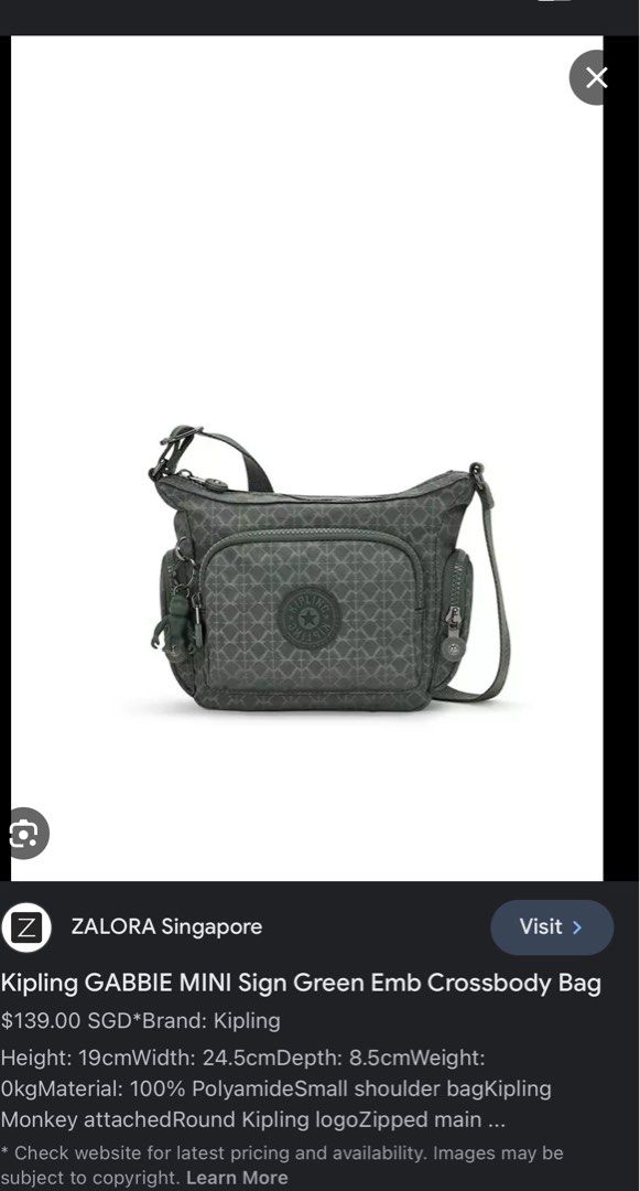 Kipling zalora hot sale