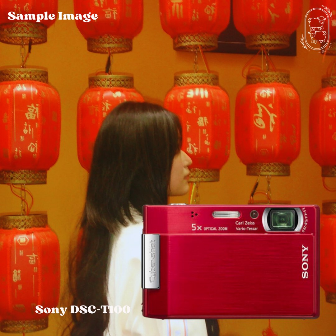 Sony Cybershot DSC T100 Red, Photography, Cameras on Carousell