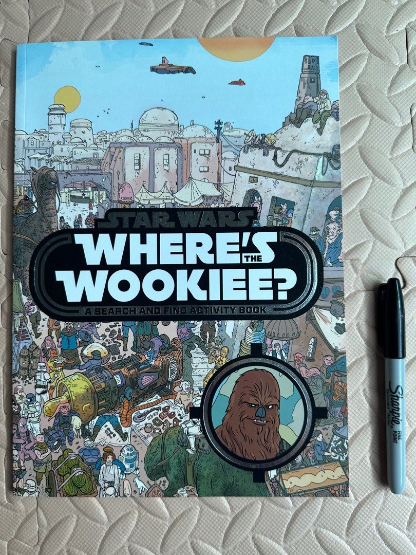 Star Wars: Where’s Wookiee? (Category: Storybooks) located in Guiguinto. Submitted by baldovino.kimberly (Listing ID 1274804382, Image 1). Description: Please take note that this is a preloved book, please manage your expectations. Thank you! Flaws are seen in the pictures, They may have: 🌟 Creases 🌟Folds 🌟Cover dents 🌟Annotations 🌟Clean and smooth cover pages 🌟Minor tears 🌟Discolorations What you see is what you get.