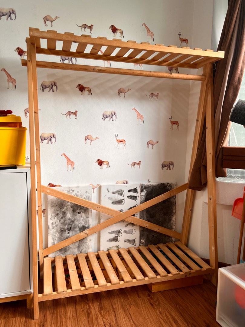 Sturdy wooden rack, Furniture & Home Living, Furniture, Shelves ...