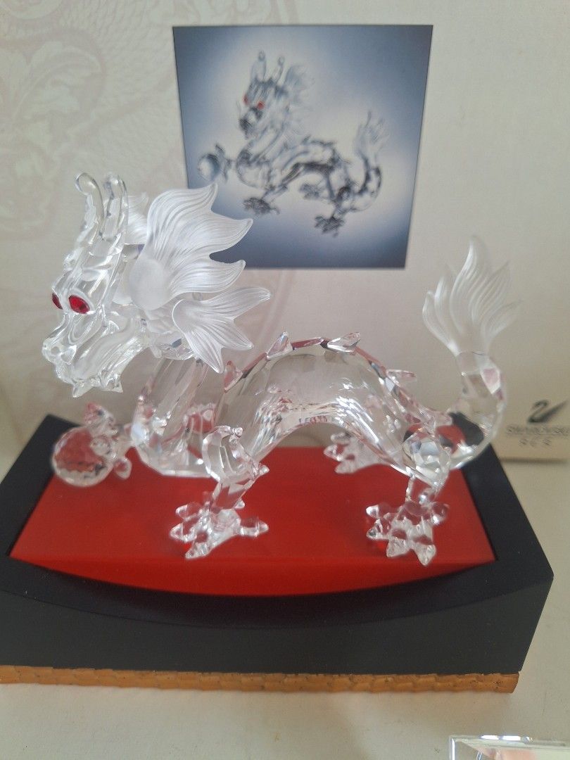 Super Rare Vintage Swarovski Dragon Crystal