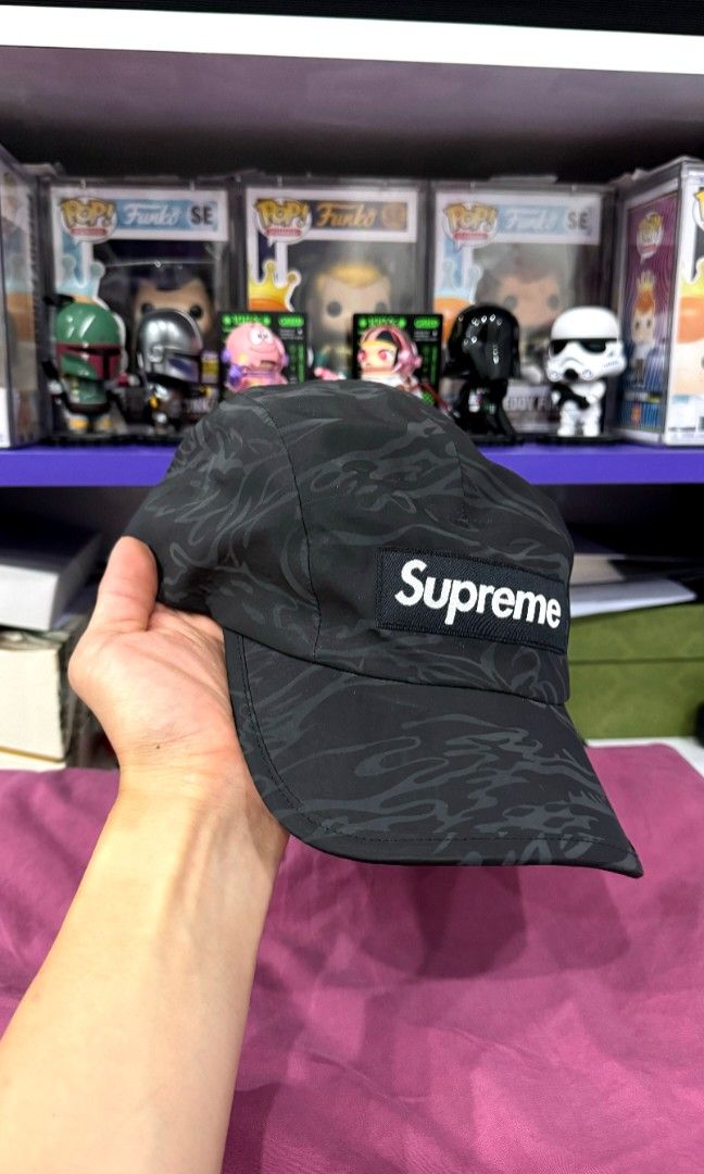 Supreme 5 panel Tiger Camo Cap Men s Fashion Watches